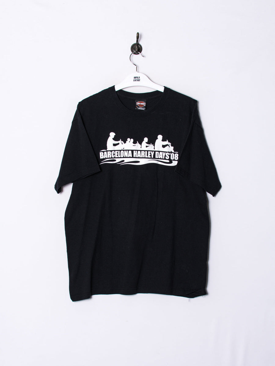 Harley Davidson Barcelona 08 Cotton Tee