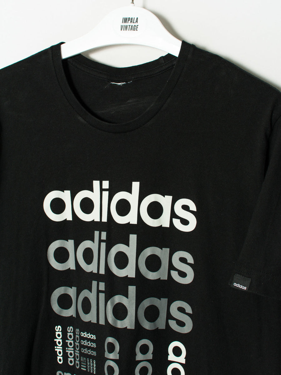 Adidas Black II Cotton Tee-