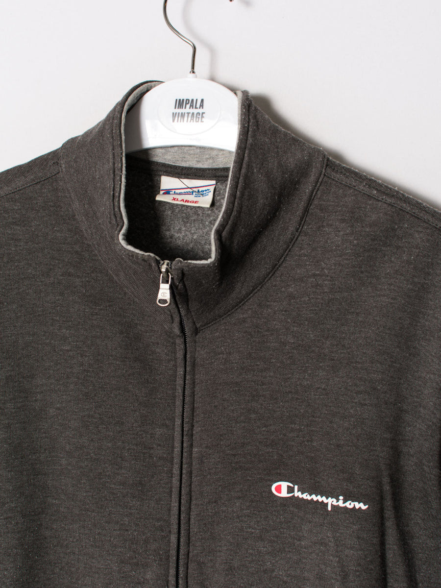 Champion Grey Zipper Sweatshirt