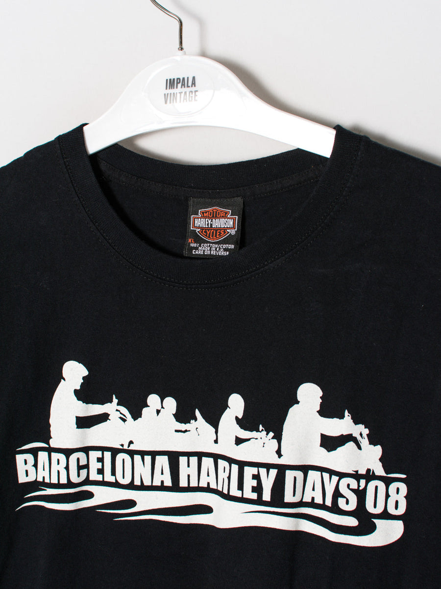 Harley Davidson Barcelona 08 Cotton Tee