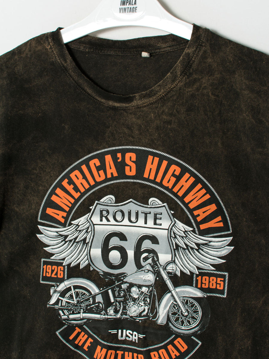 America's Highway Route 66 Cotton Tee