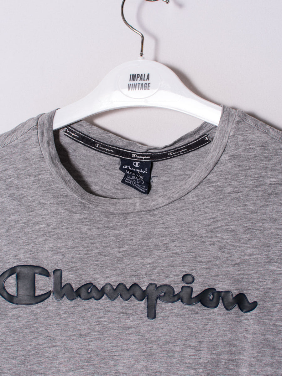 Champion Grey Cotton Tee