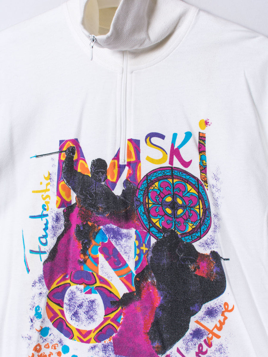 Adventure Ski 1/3 Zipper Light Sweatshirt