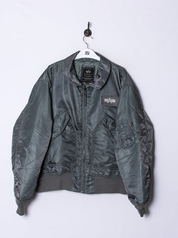 Alpha Industries Grey Bomber Jacket