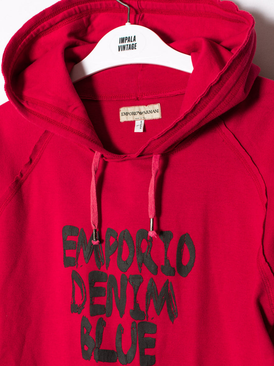 Emporio Armani Red Hoodie