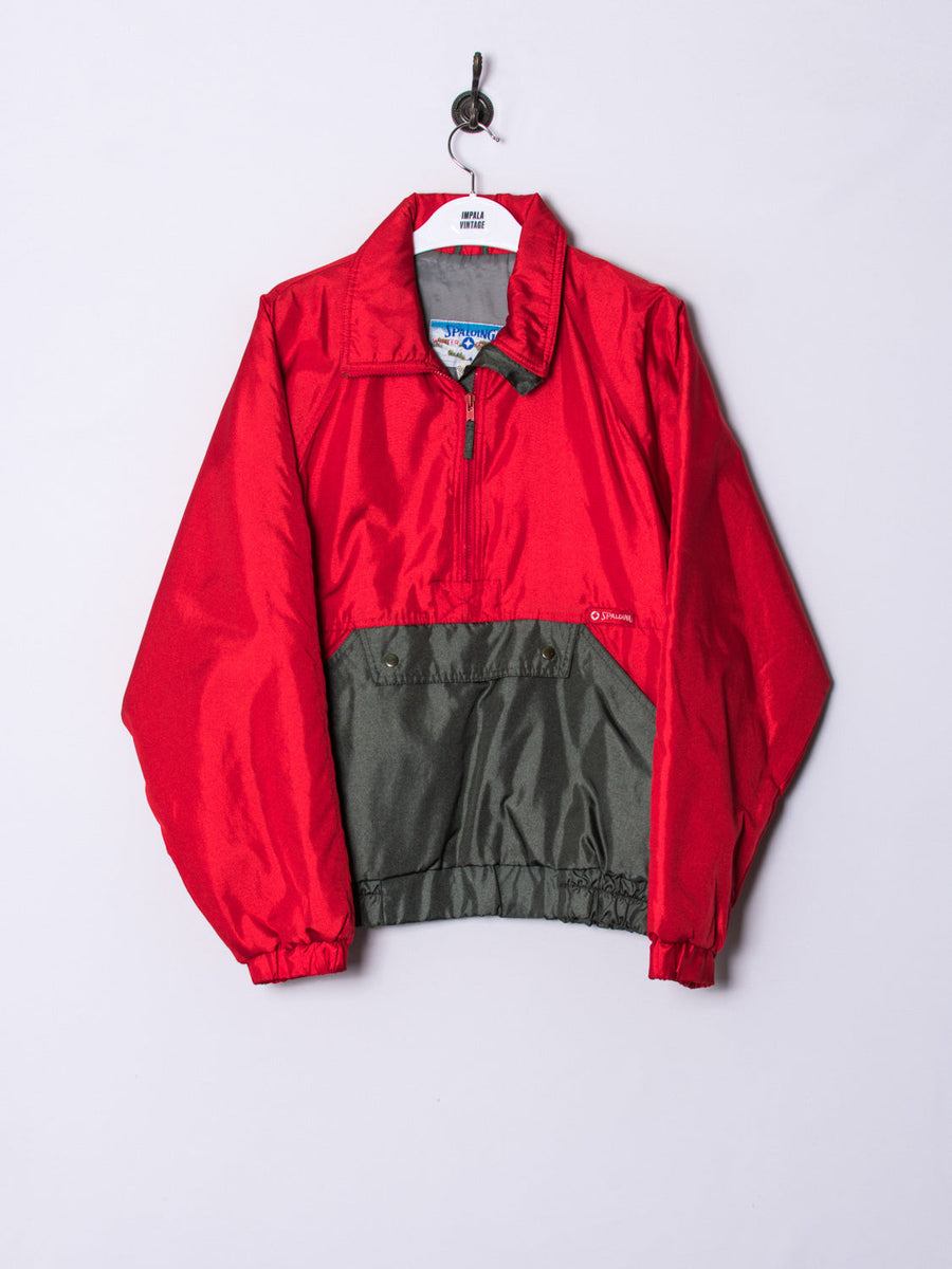 Spaldin Red & Grey Heavy Jacket