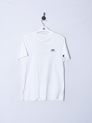 Alpha Industries White Cotton Tee