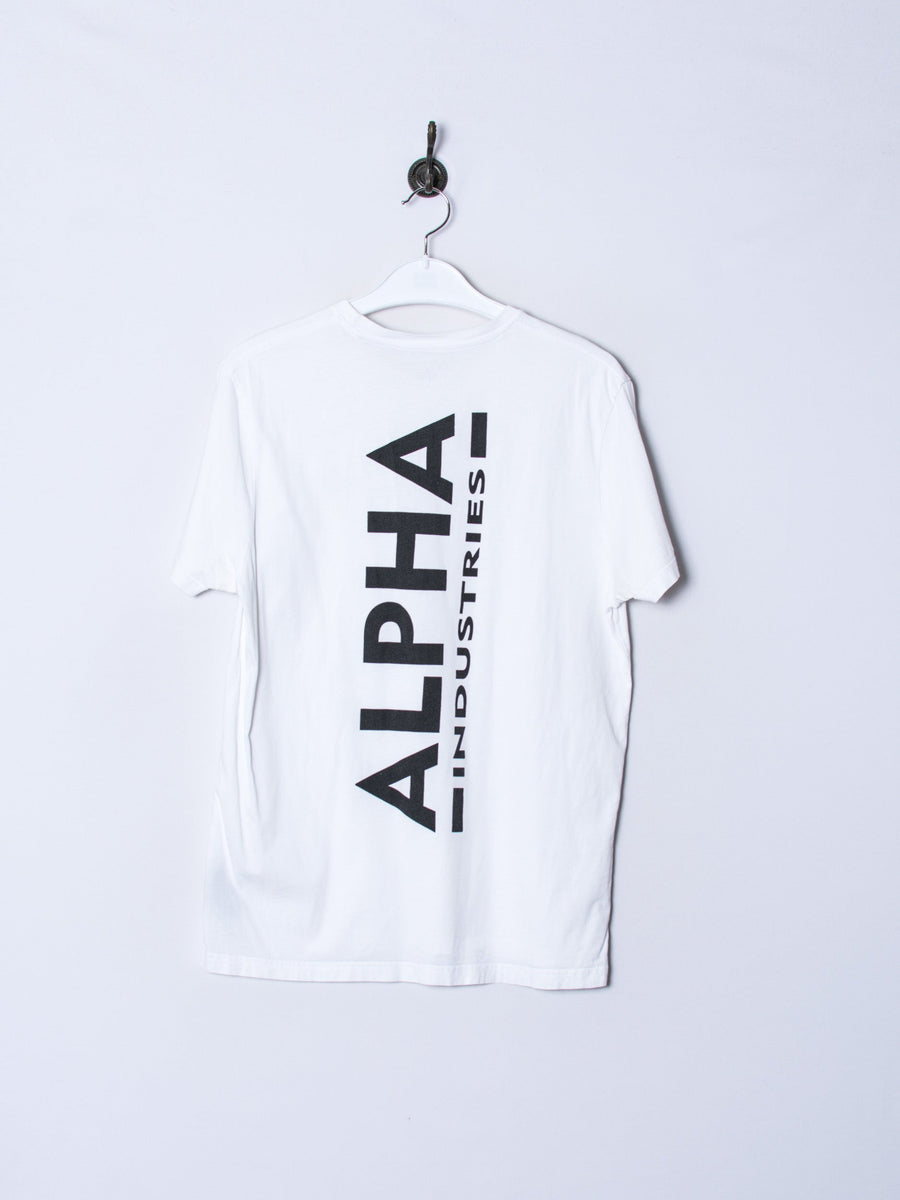 Alpha Industries White Cotton Tee