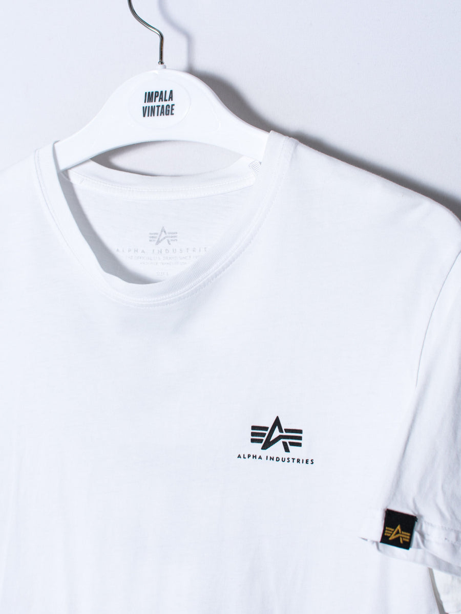 Alpha Industries White Cotton Tee