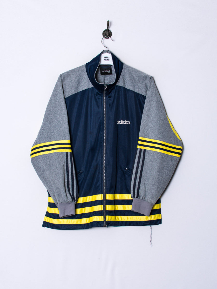 Adidas Blue & Grey Track Jacket