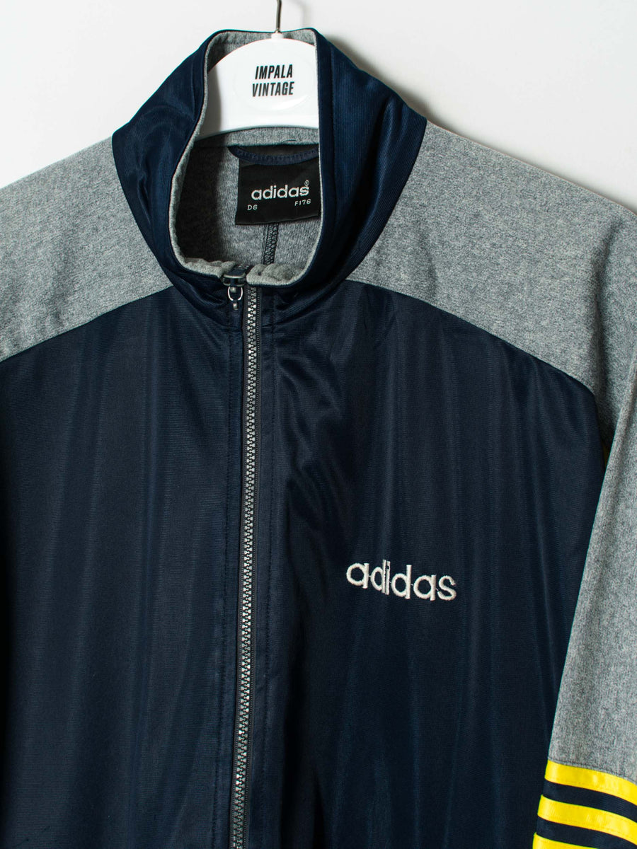 Adidas Blue & Grey Track Jacket