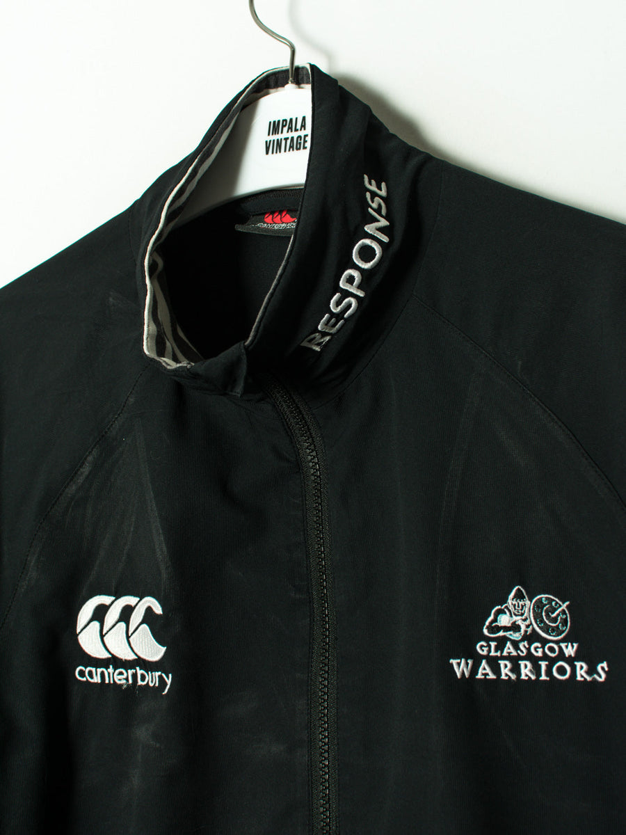 Glasgow Warriors Cantebury  Official Rugby Black Light Jacket