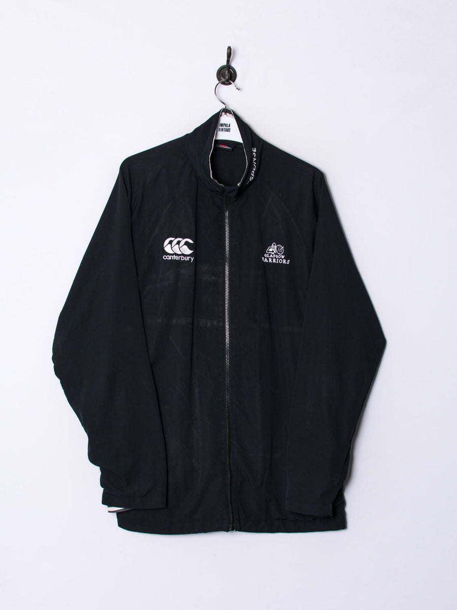 Glasgow Warriors Cantebury  Official Rugby Black Light Jacket