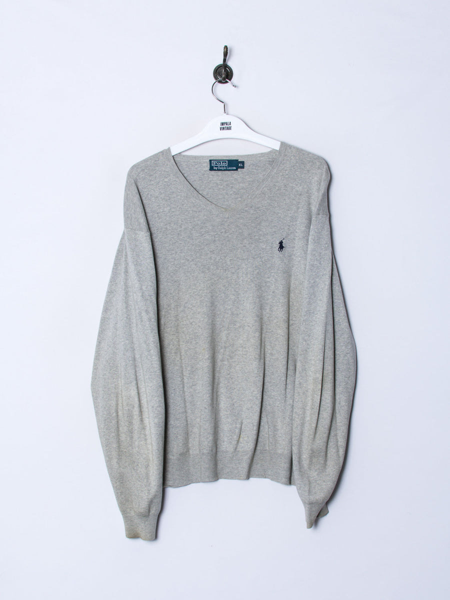 Polo Ralph Lauren Grey V-Neck Sweater