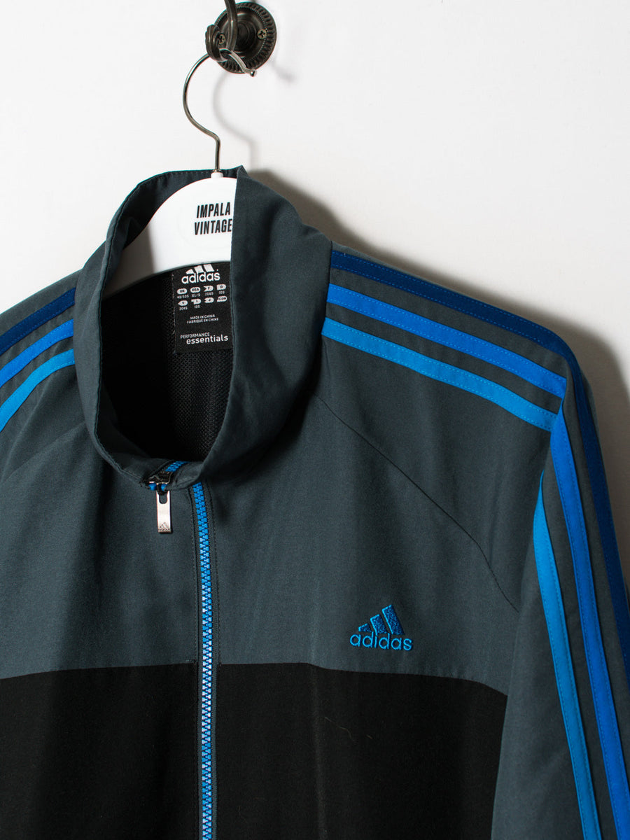 Adidas Grey & Black Track Jacket