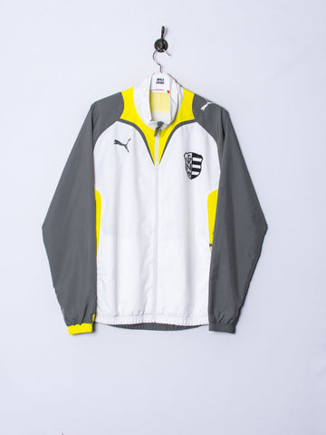 Puma White & Grey Track Jacket