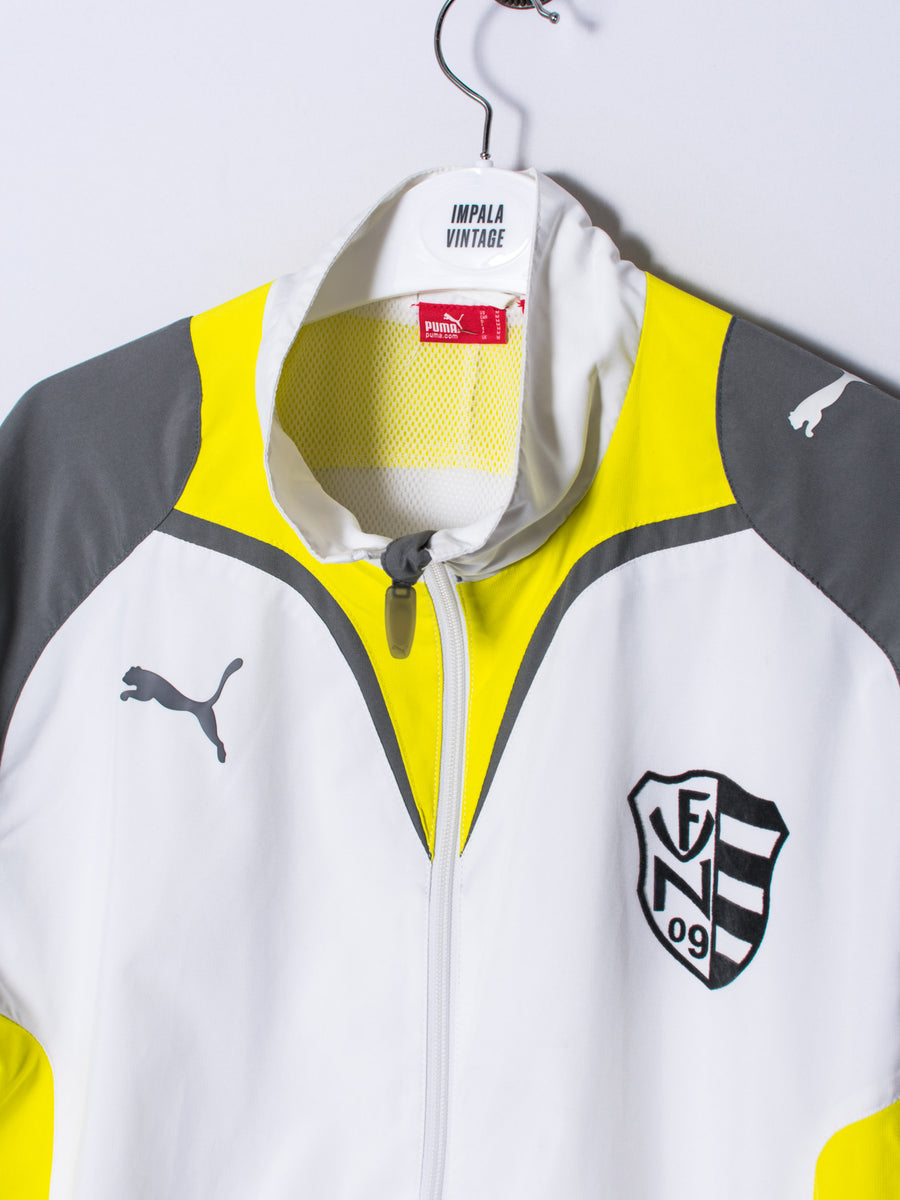 Puma White & Grey Track Jacket