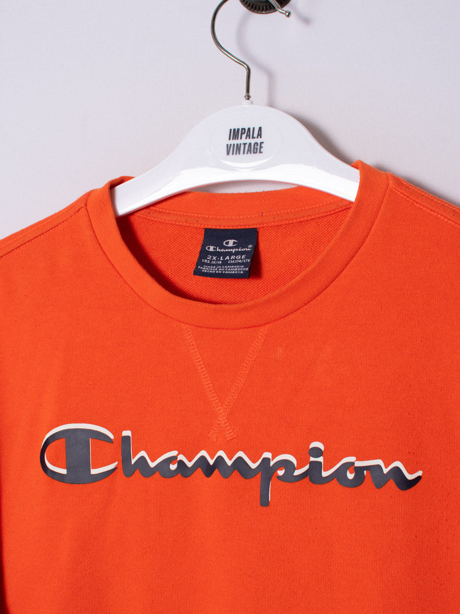 Champion Orange Sweatshirt