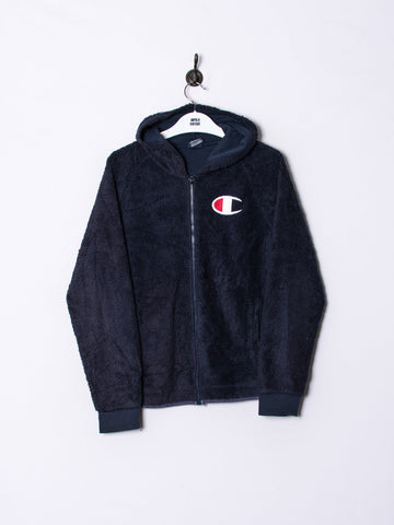 Champion Blue Fleeced Hoodie