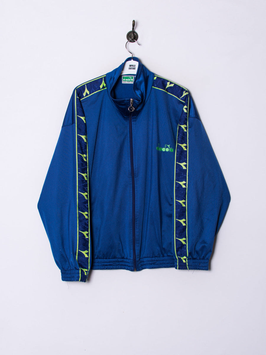 Diadora Retro Sleeves Blue Track Jacket