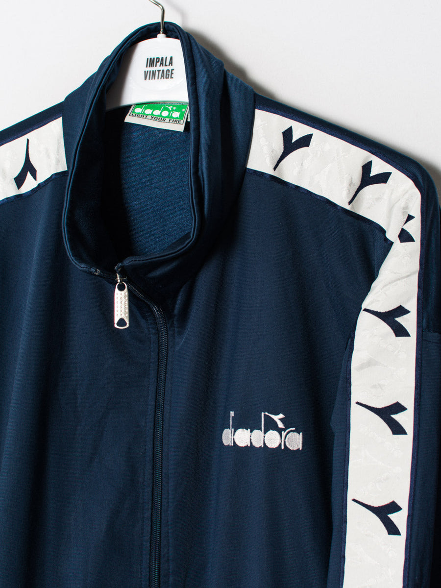 Diadora Navy Blue Track Jacket