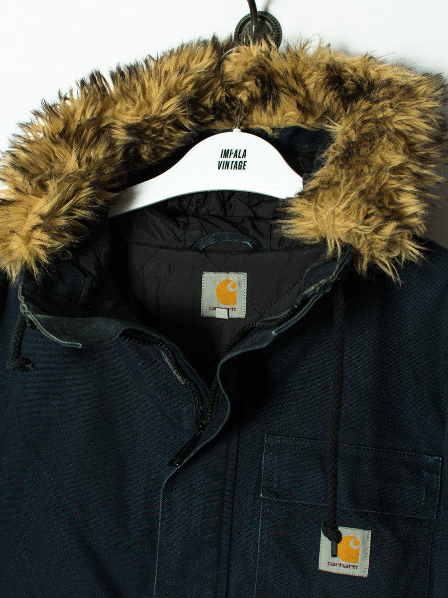 Carhartt Navy Blue Long Jacket