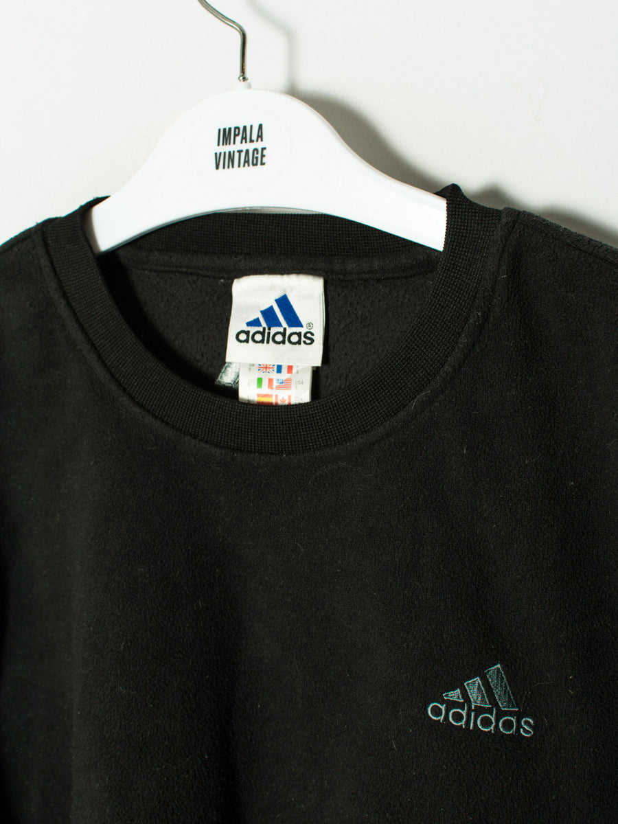 Adidas Black Fleeced Sweatshirt