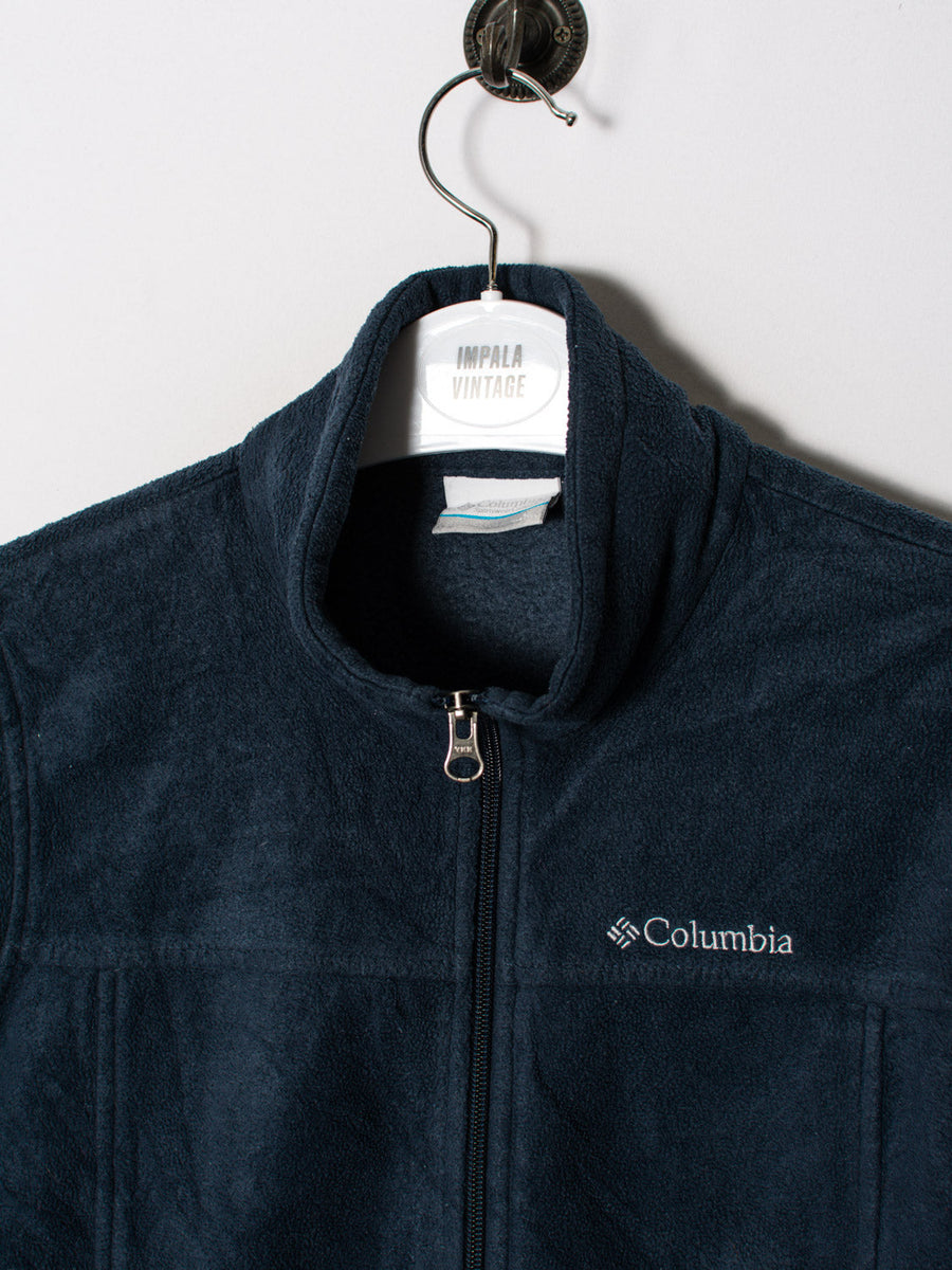 Columbia Navy Blue Zipper Fleece