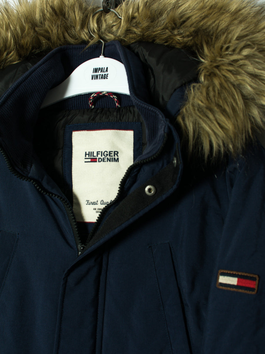 Tommy Hilfiger Navy Blue Long Jacket