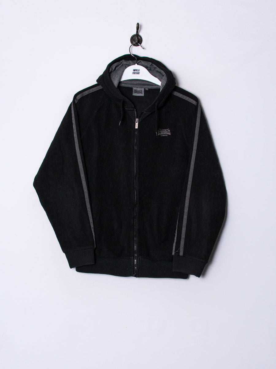 Lonsdale London Black Zipper Fleece