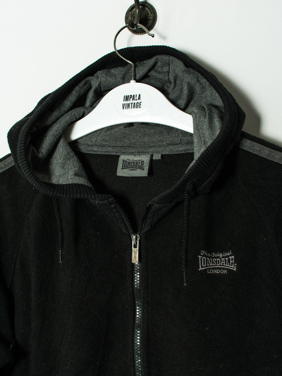 Lonsdale London Black Zipper Fleece