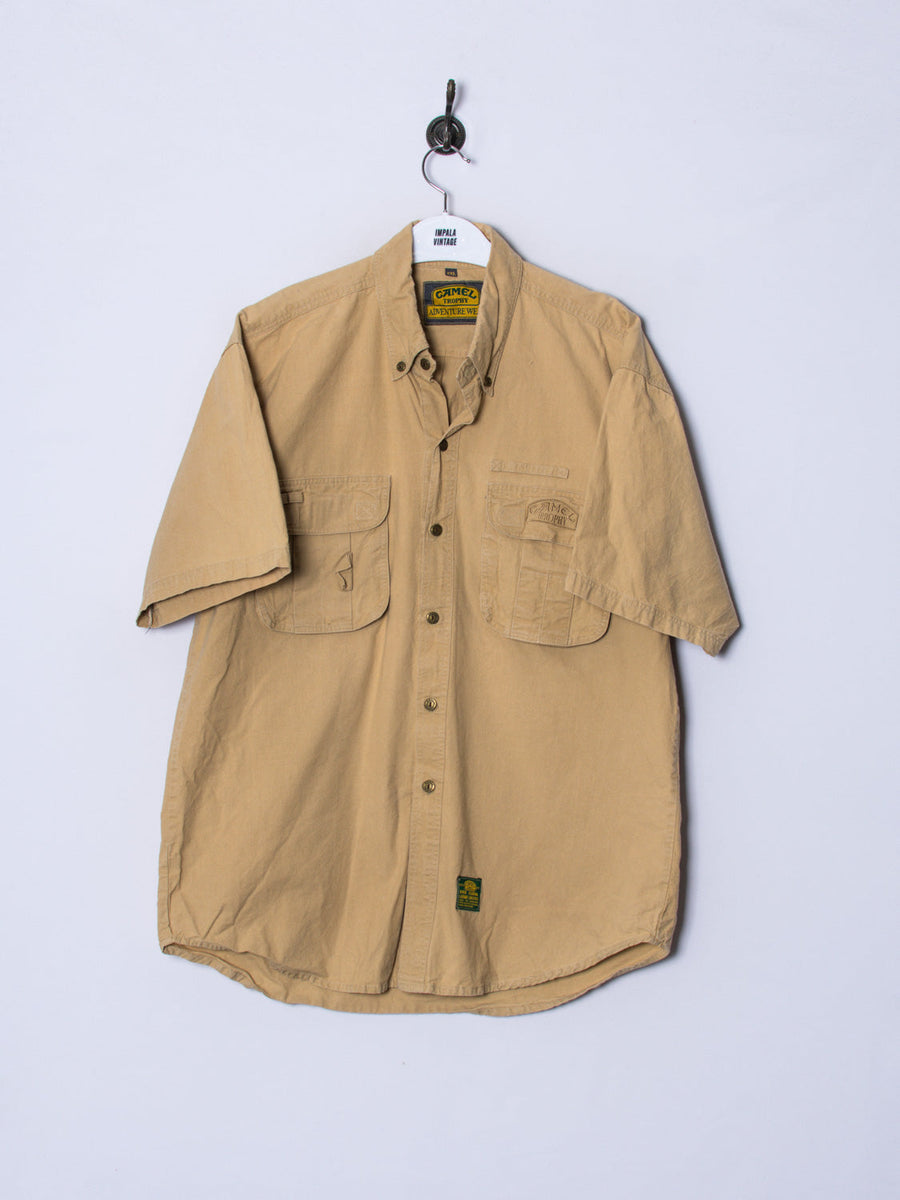 Camel Short Sleeves Shirt