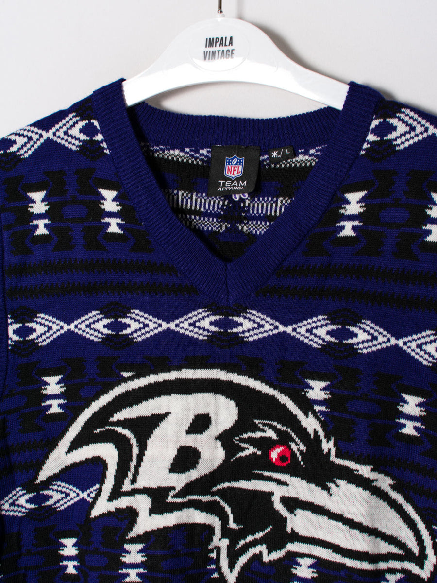 Baltimore Ravens Official NFL Vest Sweater