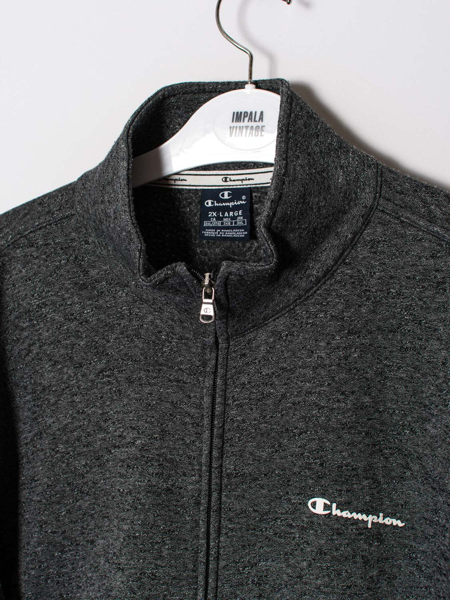 Champion Grey Zipper Sweatshirt