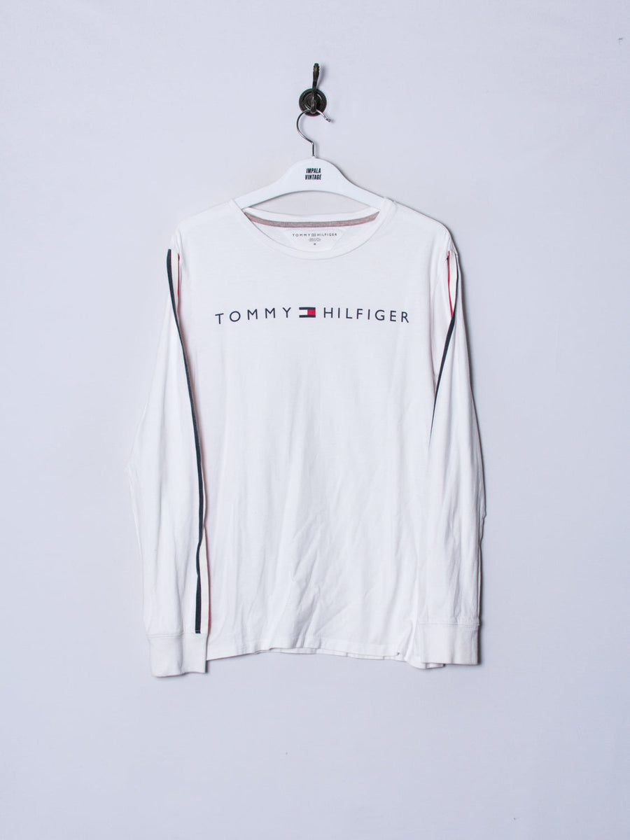 Tommy Hilfiger White Long Sleeves Tee