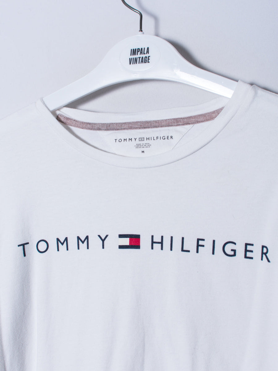 Tommy Hilfiger White Long Sleeves Tee