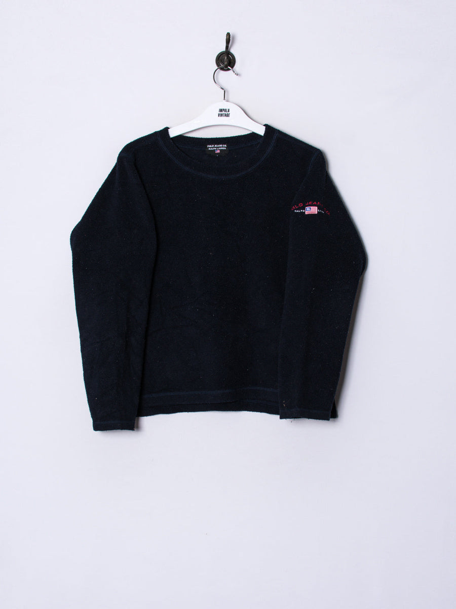 Polo Ralph Lauren Navy Blue Fleeced Sweatshirt