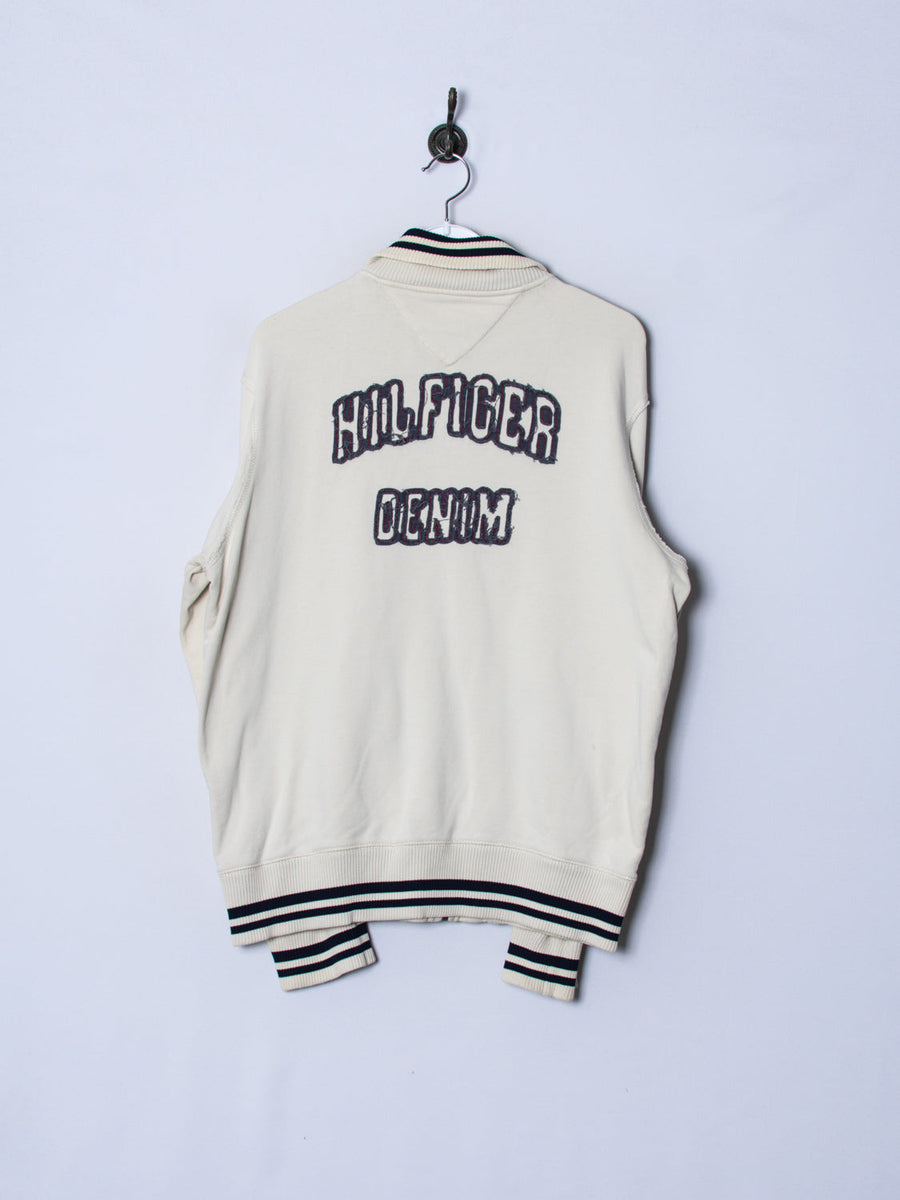 Tommy Hilfiger Beige Zipper Sweatshirt