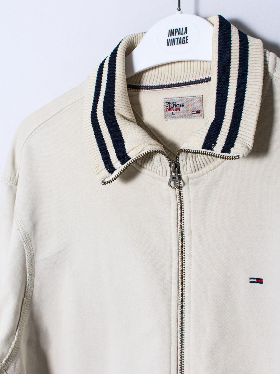 Tommy Hilfiger Beige Zipper Sweatshirt