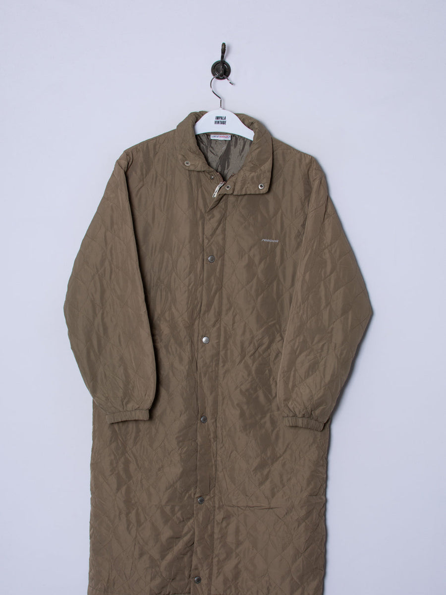 Reebok Padded Brown Long Coat