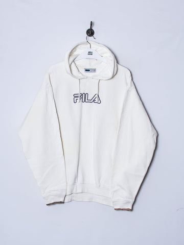 Fila White Hoodie