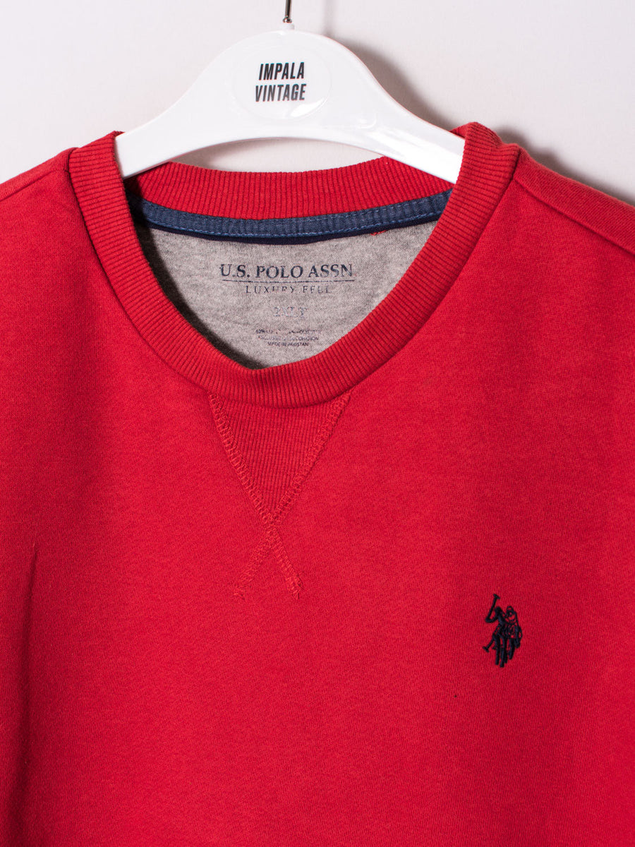 US Polo Assn Red Sweatshirt