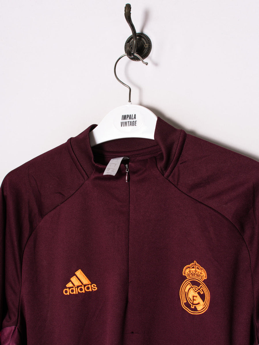 Real Madrid Adidas Official Football 1/3 Zipper Sweatshirt