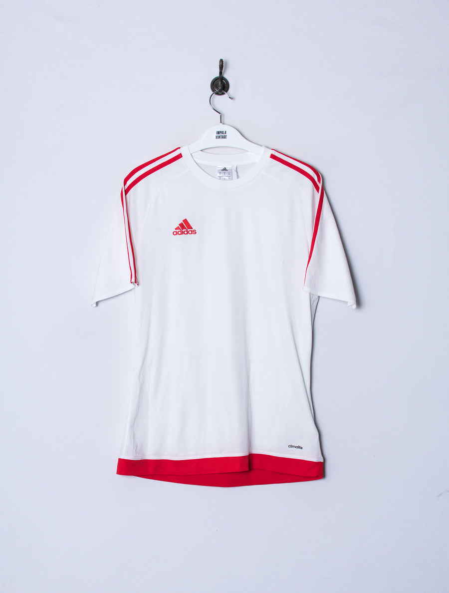 Adidas White Climalite Tee