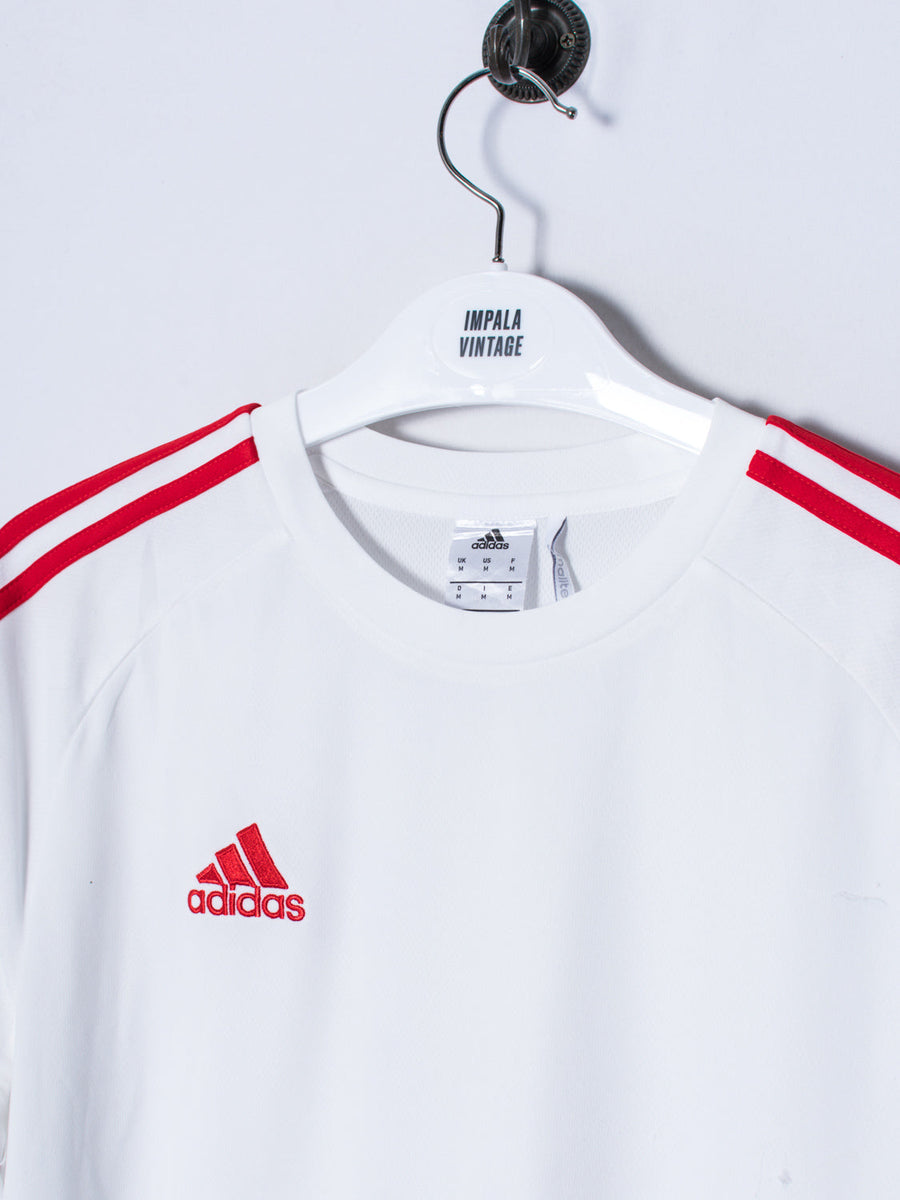 Adidas White Climalite Tee