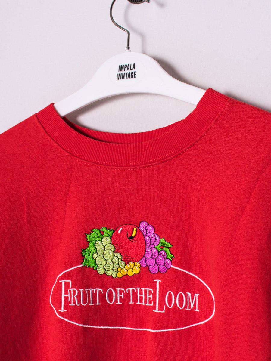 Fruit Of The Loom Croptop Sweatshirt