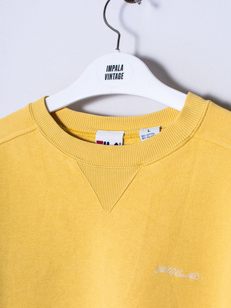 Fila Yellow Sweatshirt