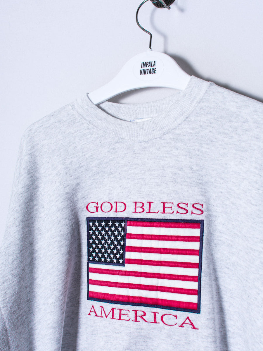 Hanes God Bless America Sweatshirt