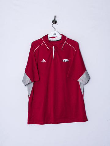 Arkansas Razorbacks Adidas Official NCAA Poloshirt