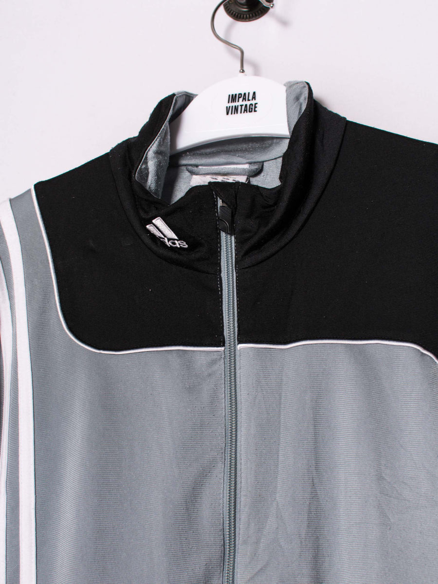 Adidas Grey & Black Track Jacket